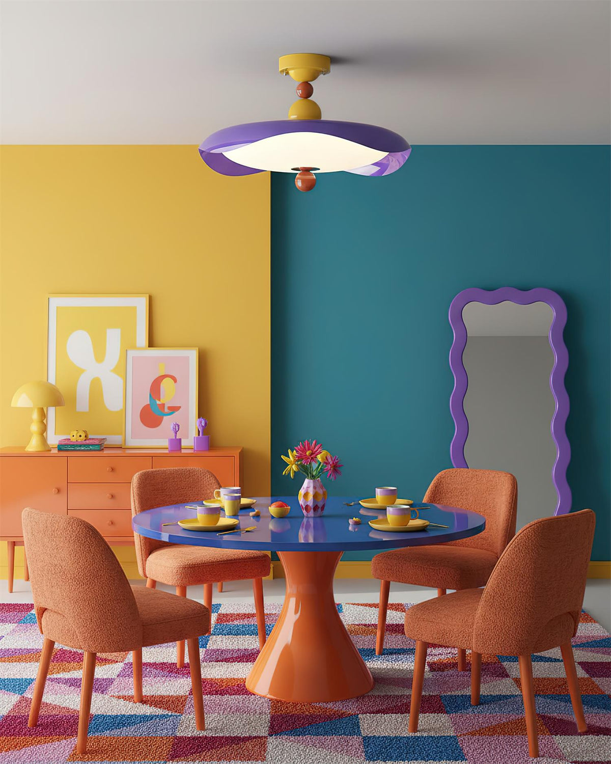 Candy Pop Metal Ceiling Lamp — product view 4