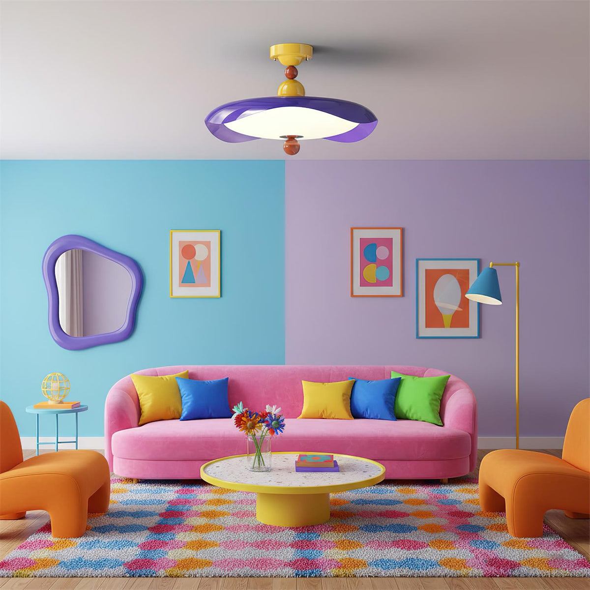 Candy Pop Metal Ceiling Lamp — product view 10