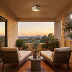 Carso Travertine Ceiling Light — product view 9