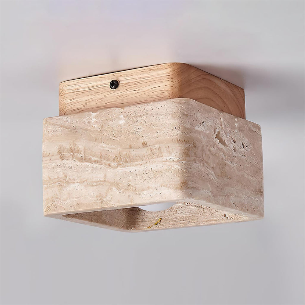 Carso Travertine Ceiling Light — product view 17