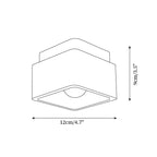 Carso Travertine Ceiling Light — product view 5