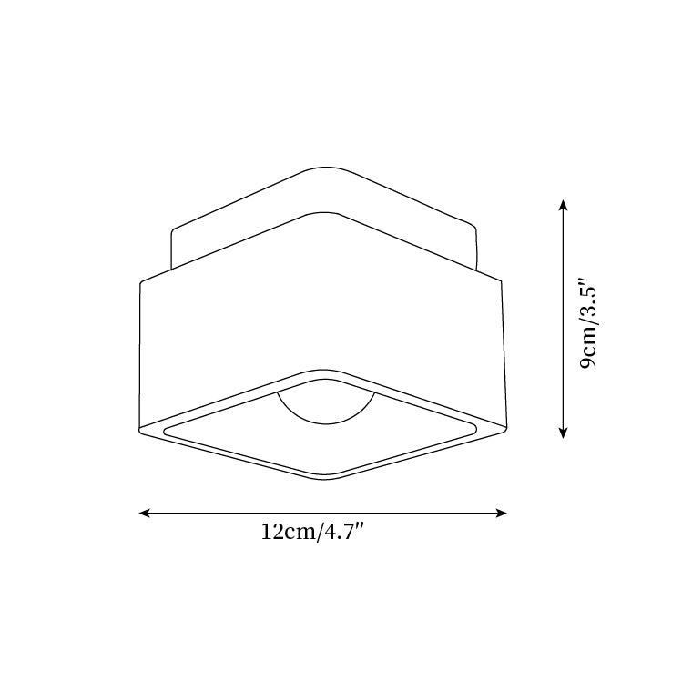 Carso Travertine Ceiling Light — product view 5