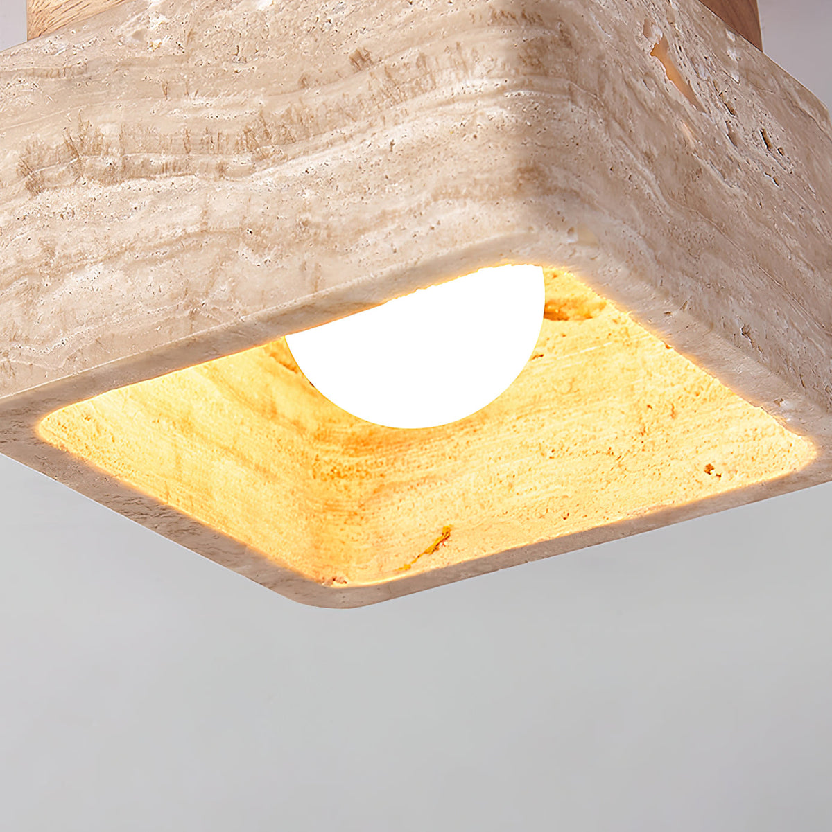 Carso Travertine Ceiling Light — product view 20