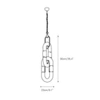 Catena Chain Acrylic Pendant Lamp — product view 6