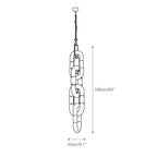Catena Chain Acrylic Pendant Lamp — product view 8