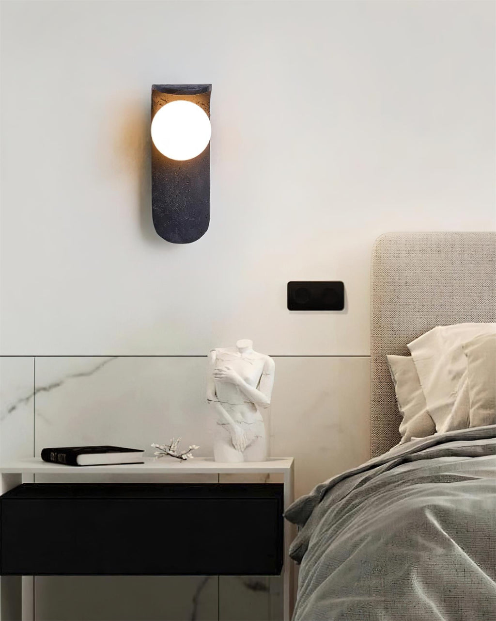Cavaro Travertine Wall Lamp — product view 4
