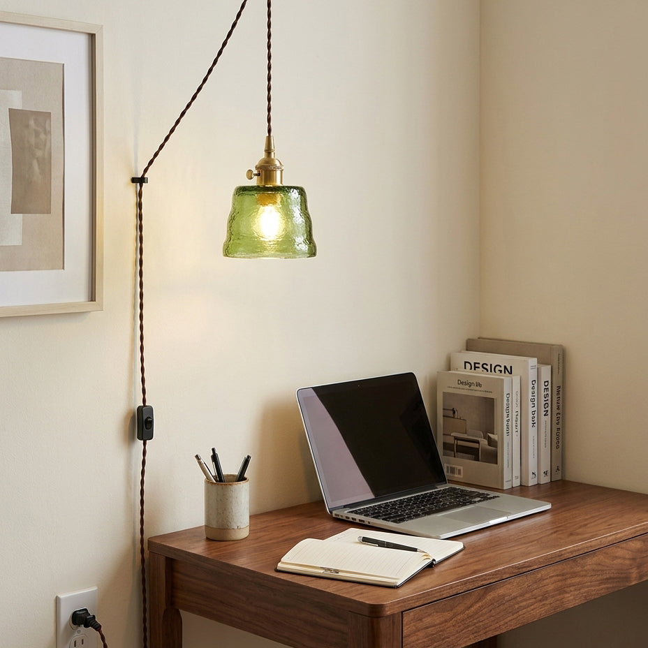 Cavitt Glass Plug In Pendant Light — product view 2