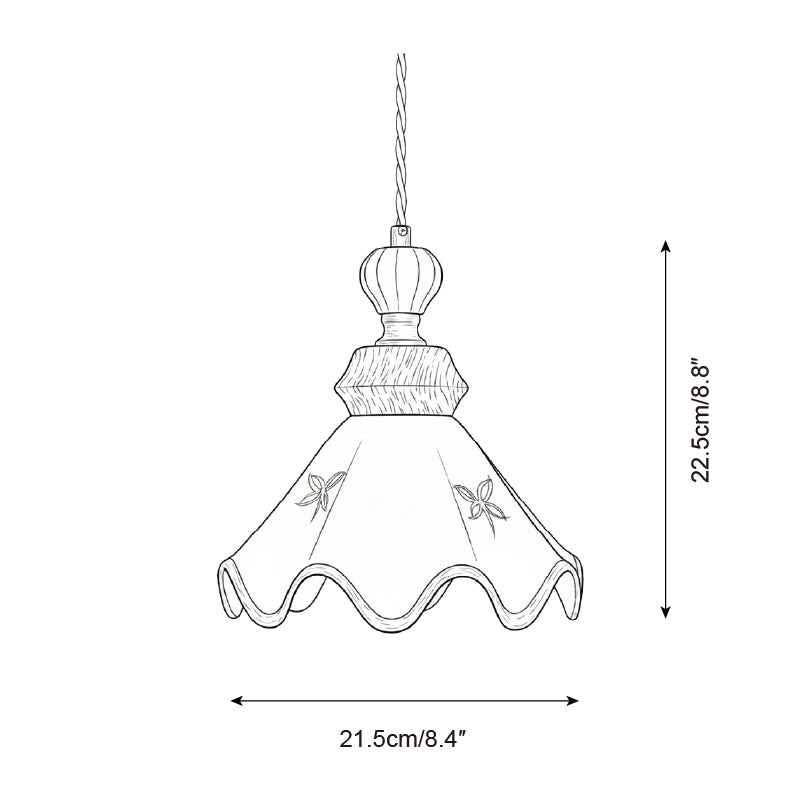 Celine Wood Pendant Lamp — product view 6