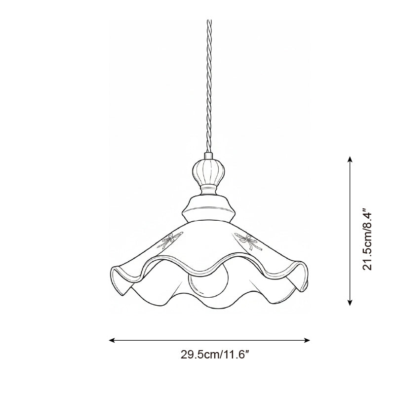Celine Wood Pendant Lamp — product view 7