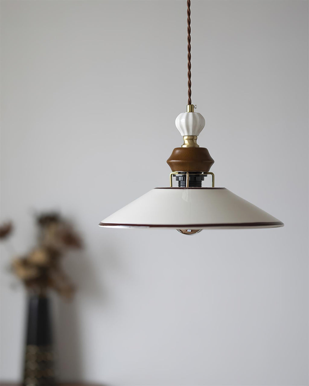 Celine Wood Pendant Lamp — product view 3