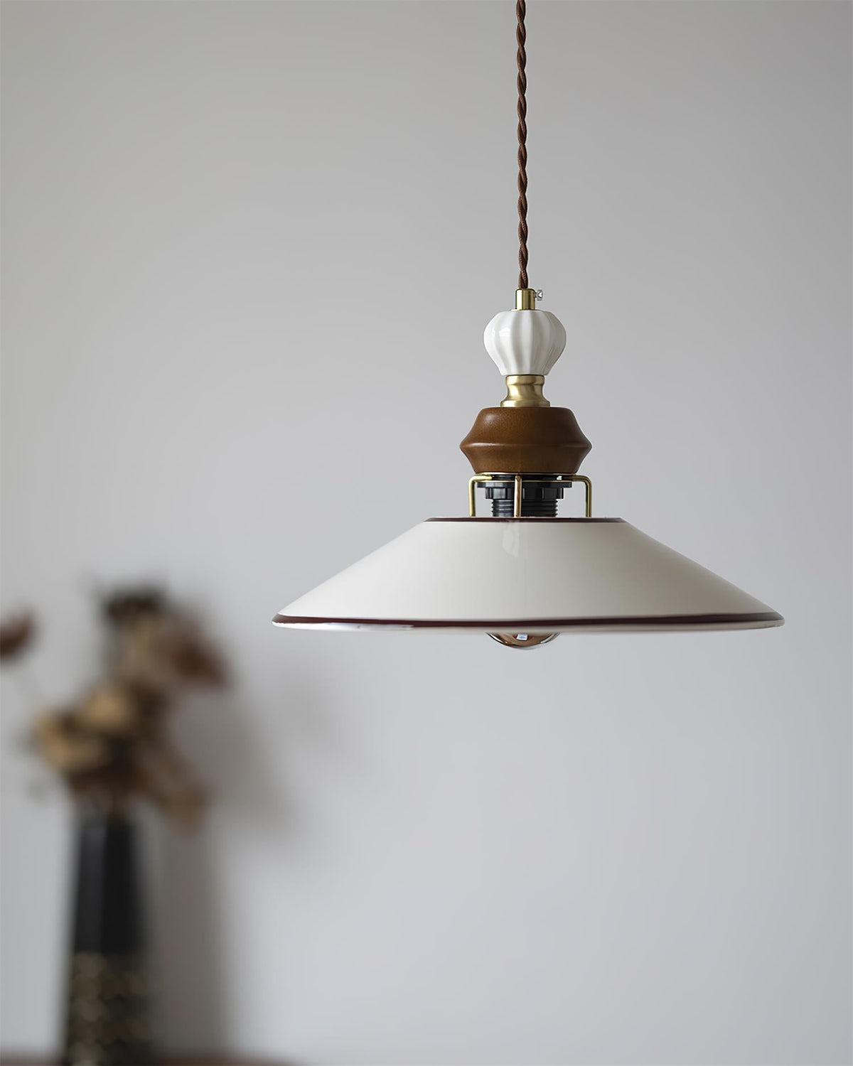 Celine Wood Pendant Lamp — product view 3