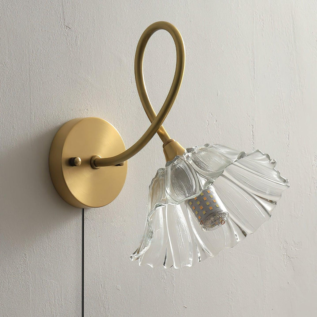 Century Lotus Leaf Plug In Wall Lmap — product view 3