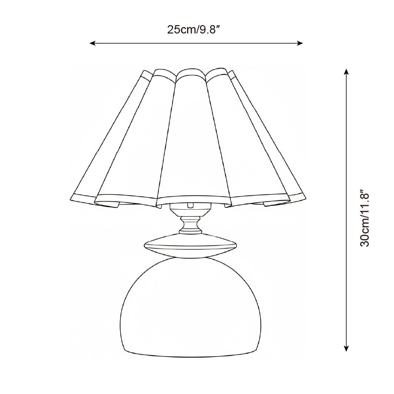 Citrus Dome Wood Table Lamp — product view 5