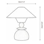 Citrus Dome Wood Table Lamp — product view 6
