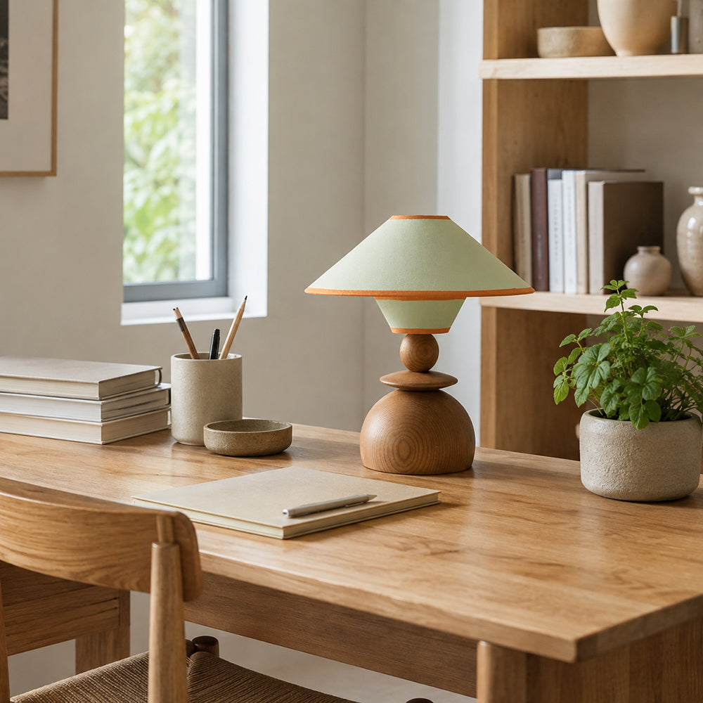 Citrus Dome Wood Table Lamp — product view 12