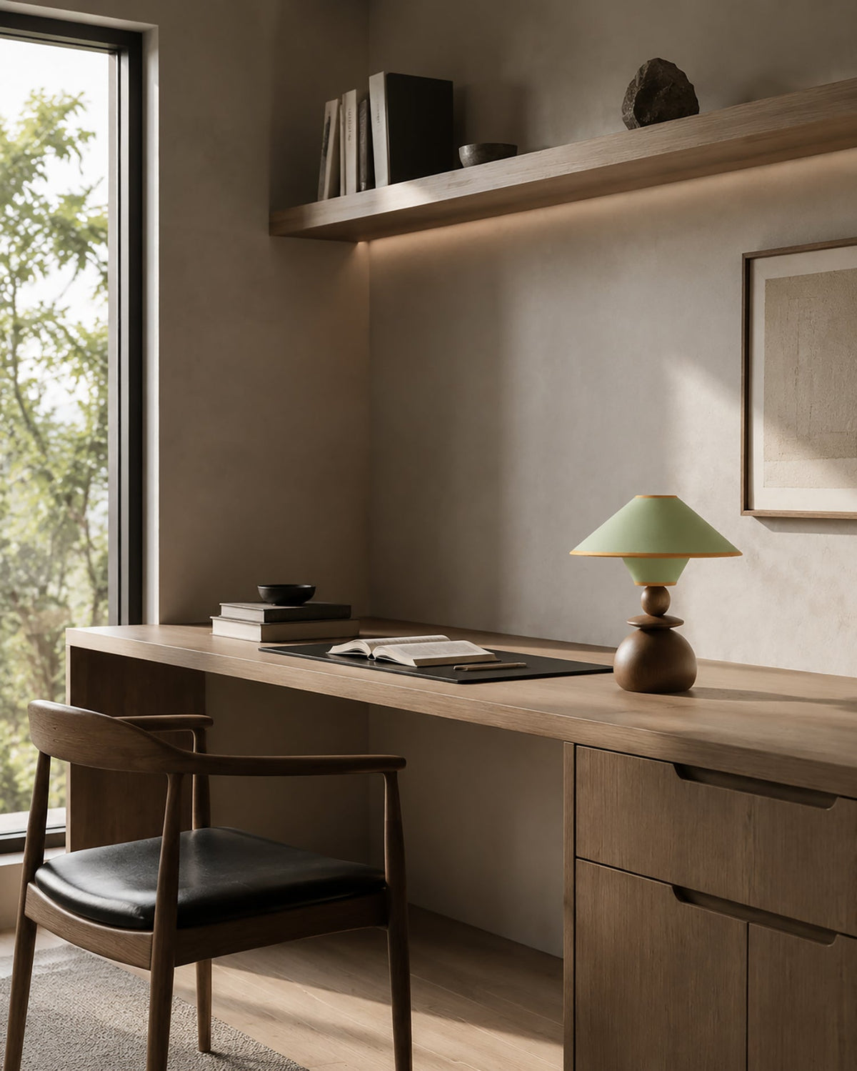 Citrus Dome Wood Table Lamp — product view 17