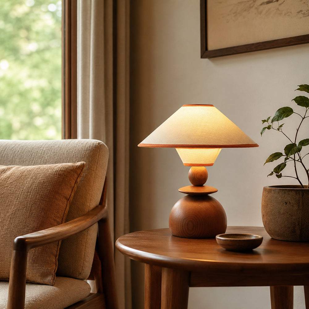 Citrus Dome Wood Table Lamp — product view 10