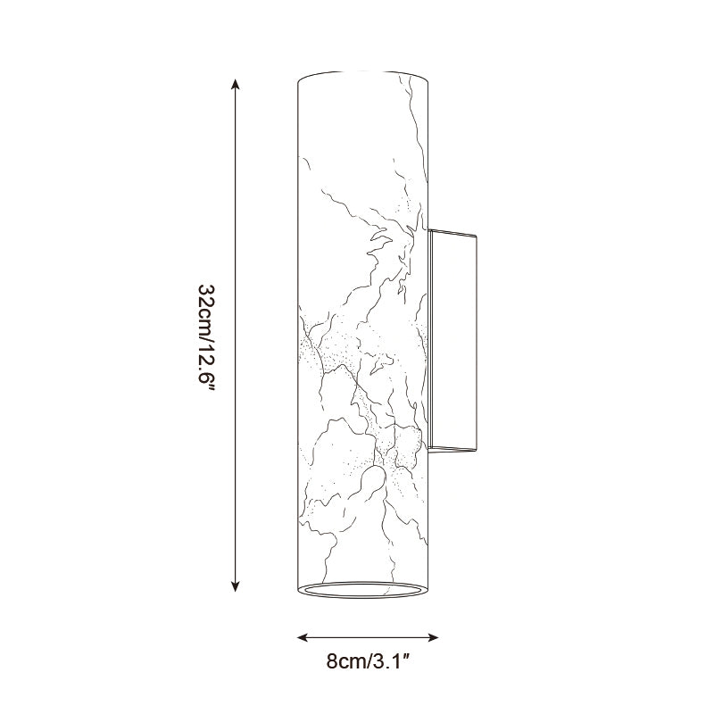 Cluster Alabaster Wall Sconce — product view 6
