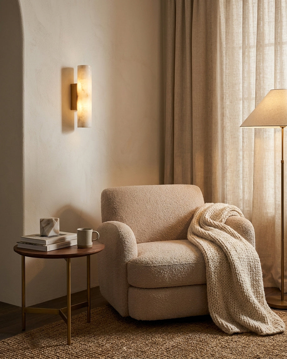 Cluster Alabaster Wall Sconce — product view 11