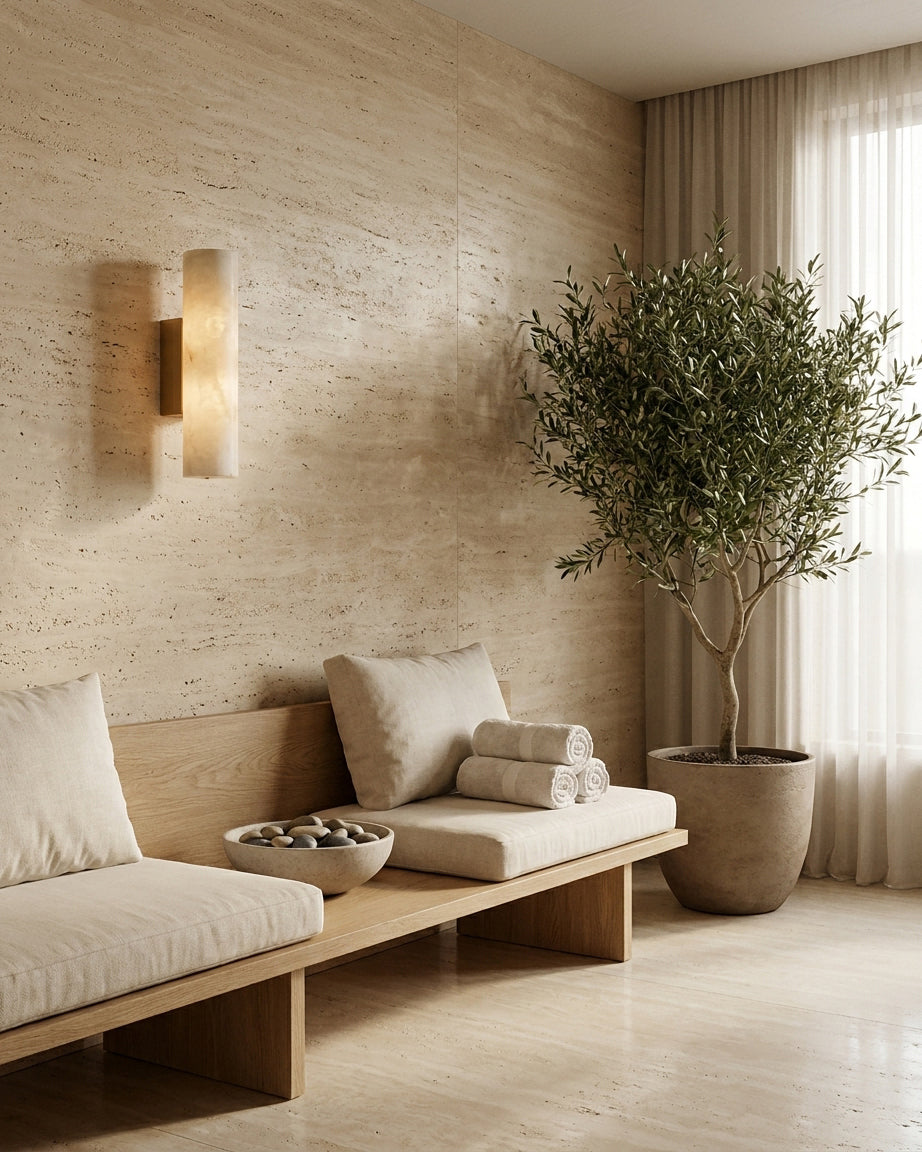 Cluster Alabaster Wall Sconce — product view 10