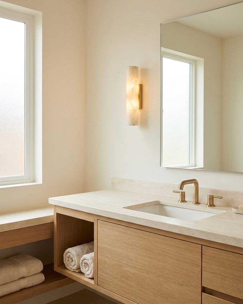 Cluster Alabaster Wall Sconce — product view 14