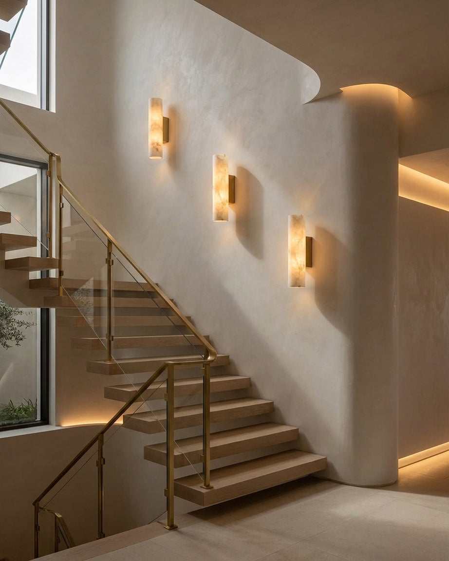Cluster Alabaster Wall Sconce — product view 3