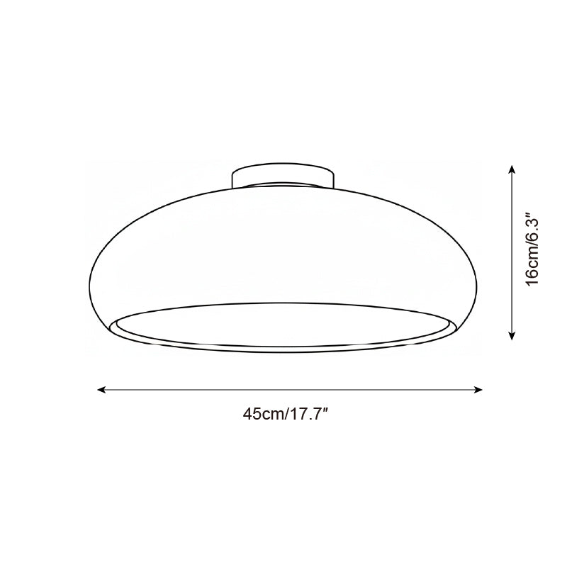 Clementine Metal Ceiling Lamp — product view 5