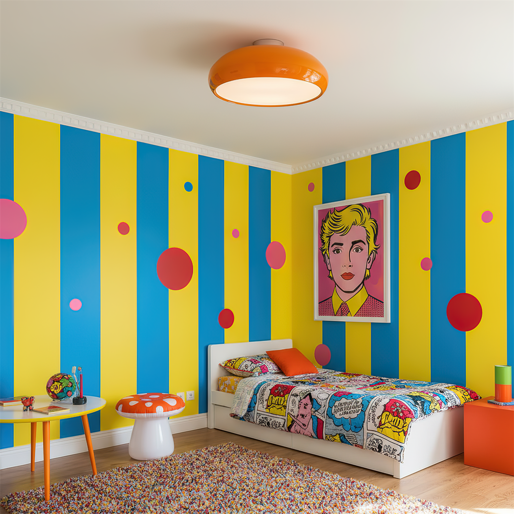 Clementine Metal Ceiling Lamp — product view 9