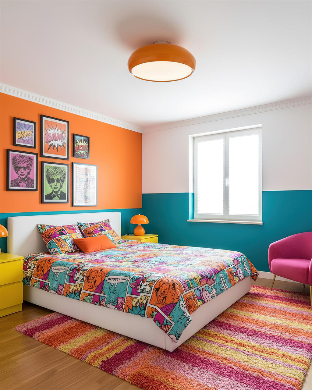 Clementine Metal Ceiling Lamp — product view 12