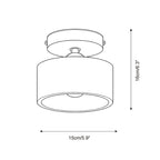Collar Wood Ceiling Lamp — product view 7
