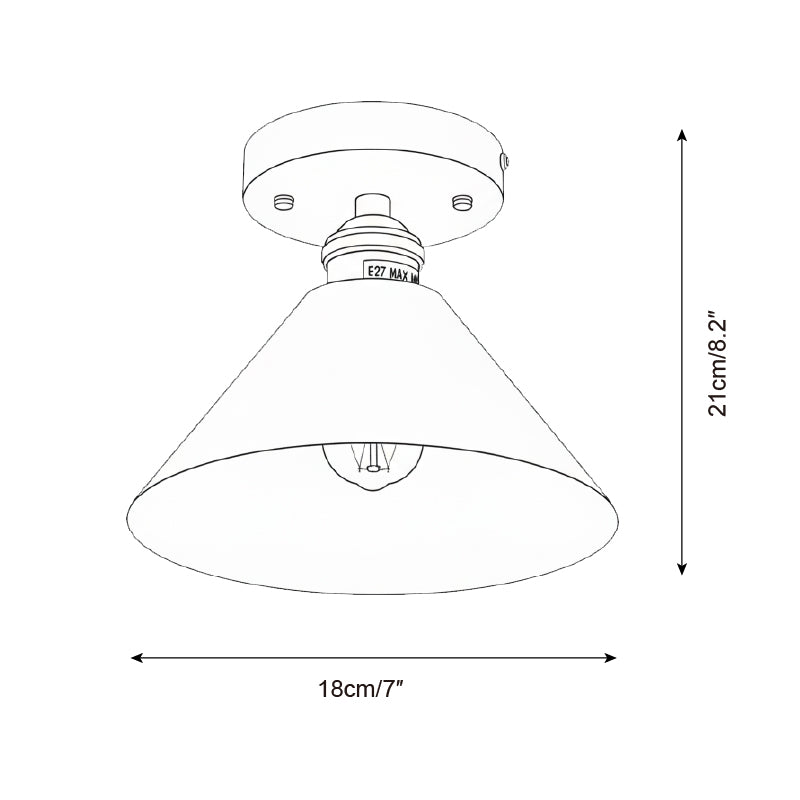 Collar Wood Ceiling Lamp — product view 5