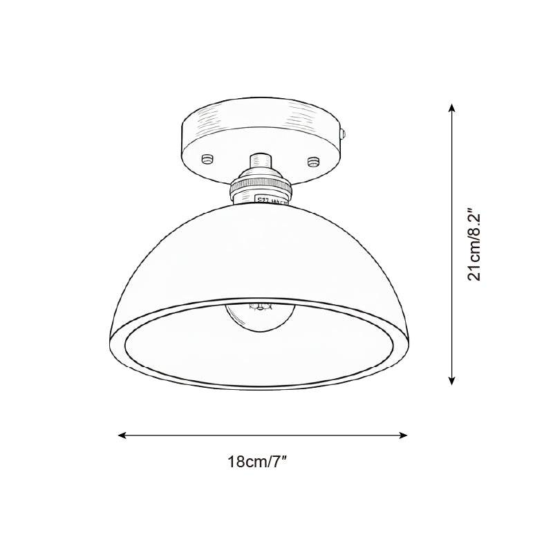 Collar Wood Ceiling Lamp — product view 6