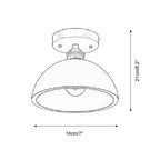 Collar Wood Ceiling Lamp — product view 6