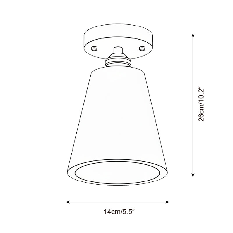Collar Wood Ceiling Lamp — product view 8