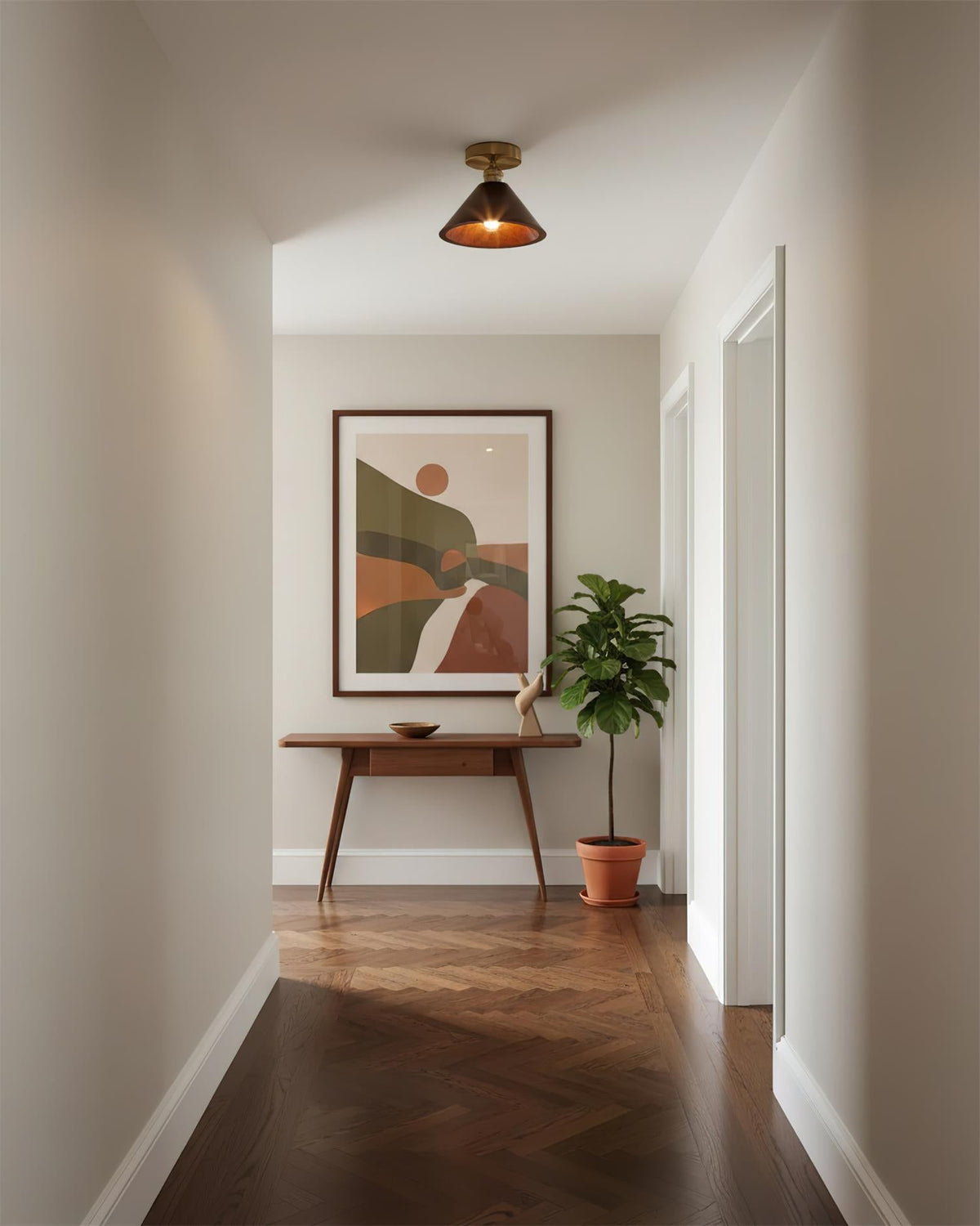 Collar Wood Ceiling Lamp — product view 17