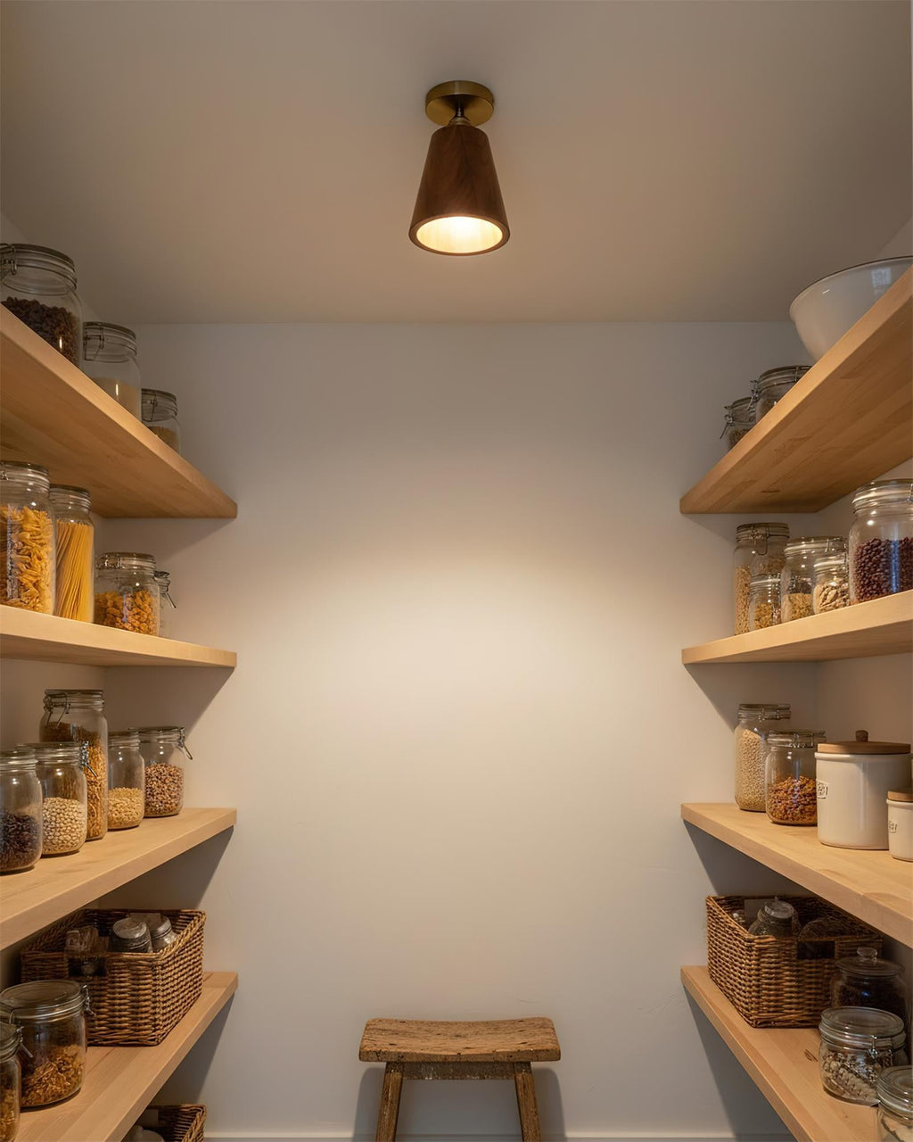 Collar Wood Ceiling Lamp — product view 9