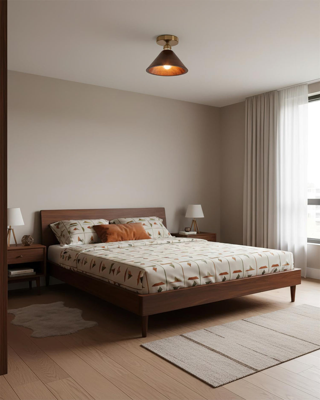 Collar Wood Ceiling Lamp — product view 11