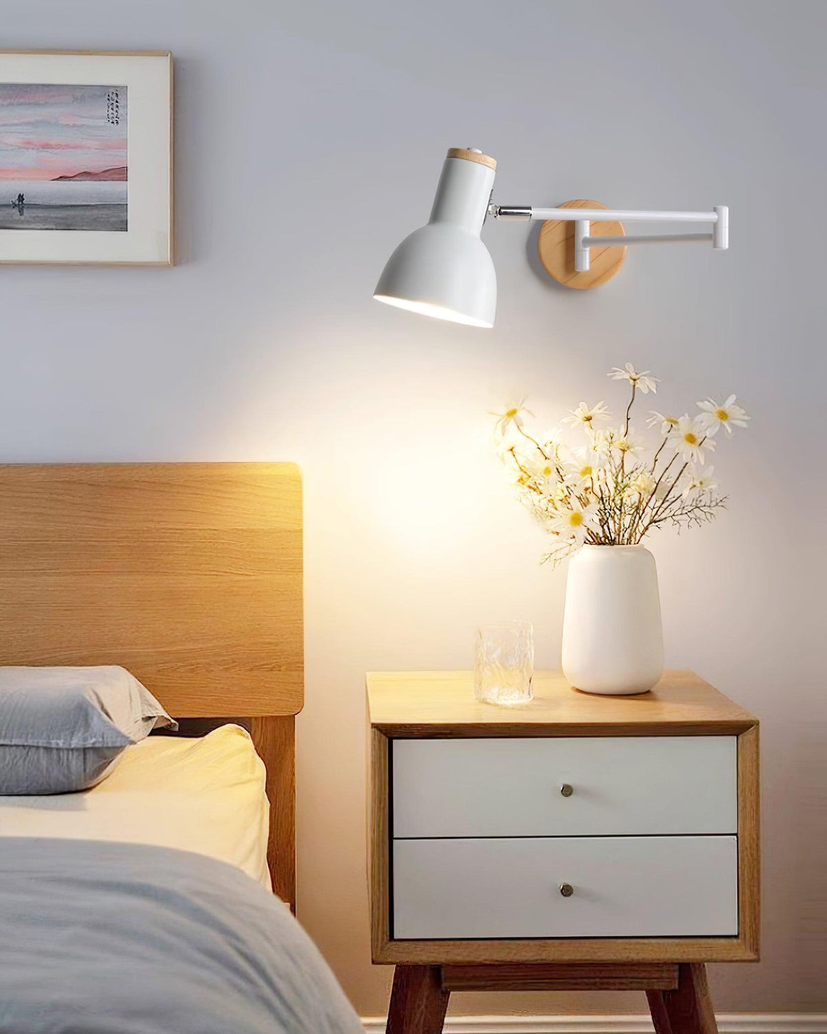 Collin Adjustable Wood Wall Lamp — product view 13