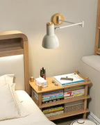 Collin Adjustable Wood Wall Lamp — product view 4