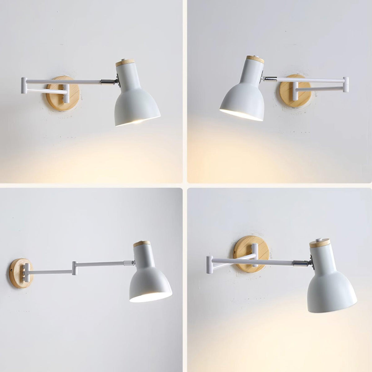 Collin Adjustable Wood Wall Lamp — product view 9