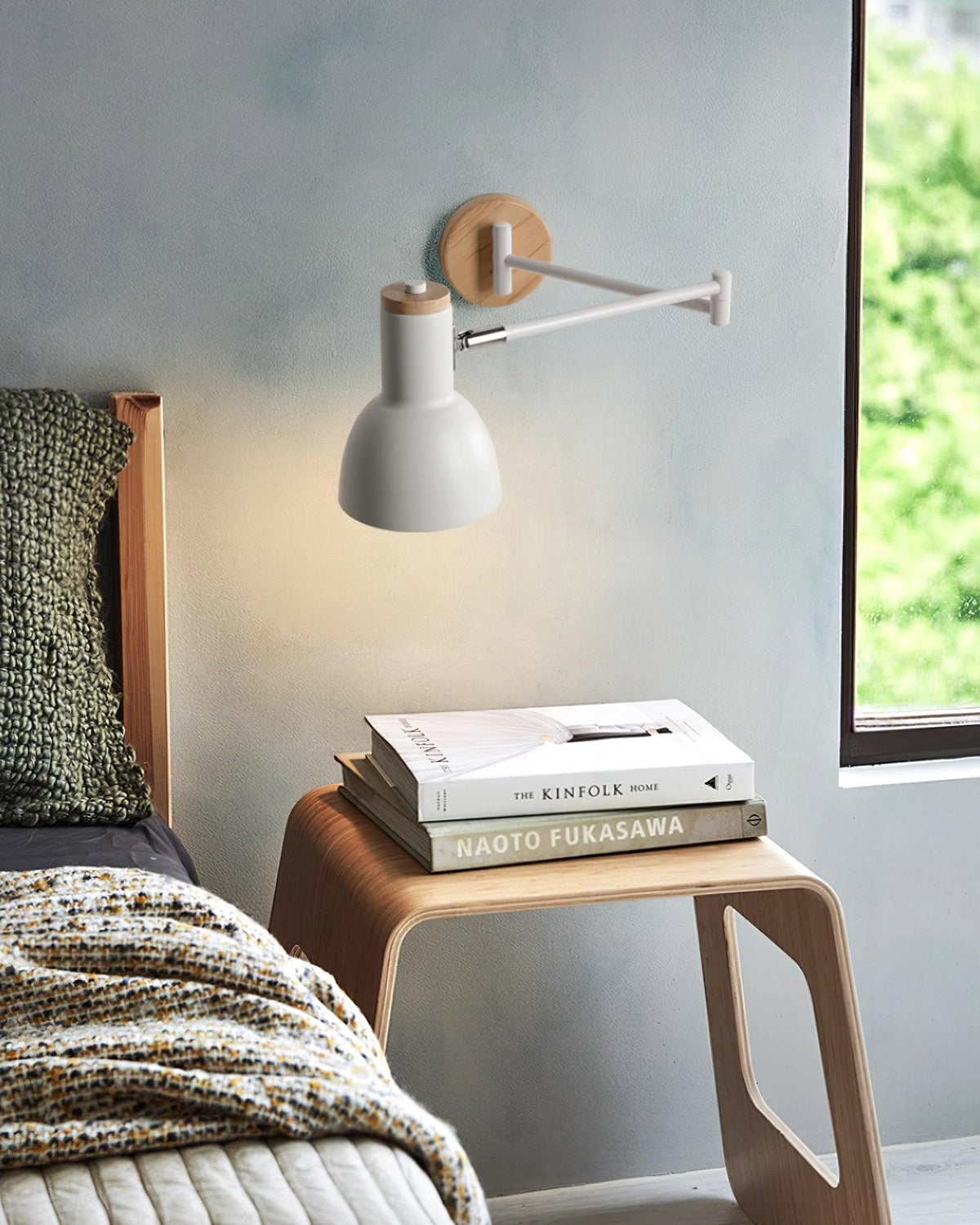 Collin Adjustable Wood Wall Lamp — product view 11