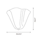 Coral Glass Wall Lamp — product view 5