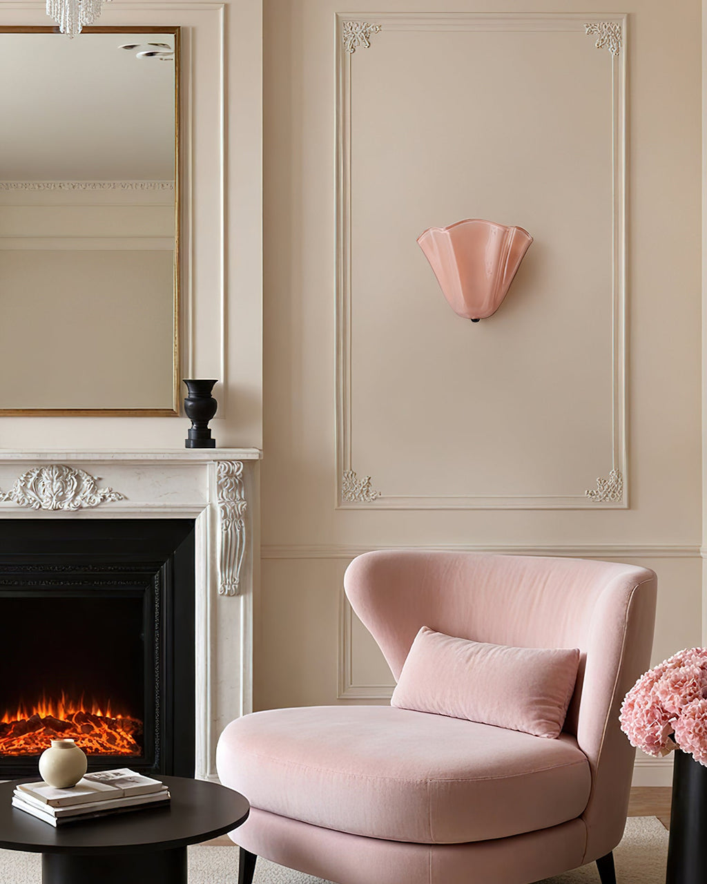 Coral Glass Wall Lamp — product view 3