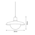Corpin Glass Pendant Lamp — product view 5