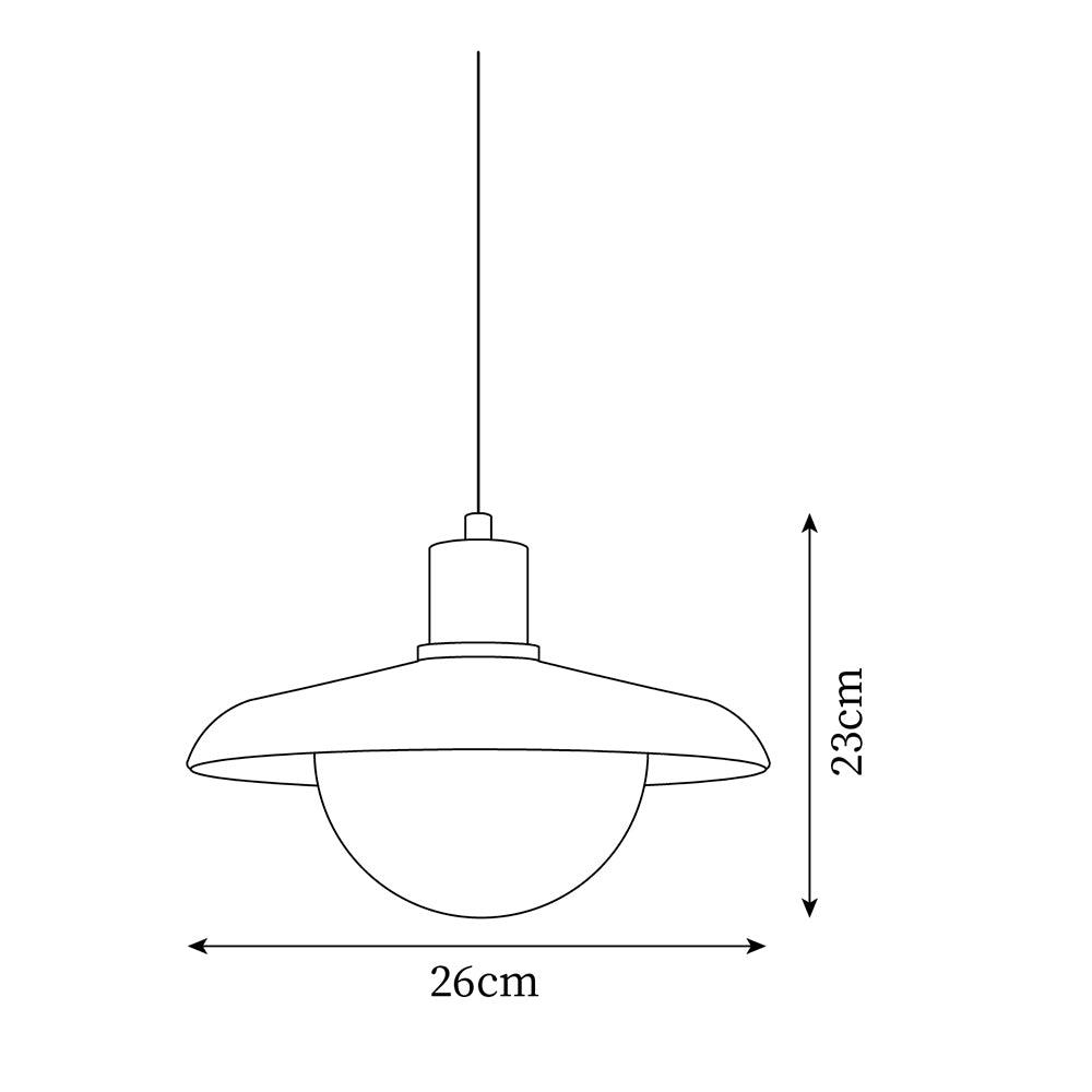 Corpin Glass Pendant Lamp — product view 5