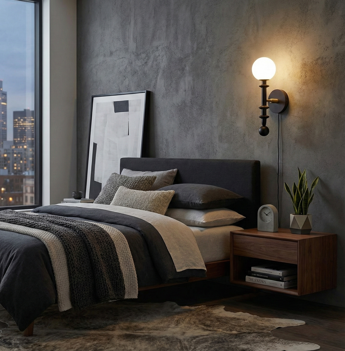 Coslett Wood Plug In Wall Lamp — product view 11