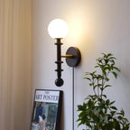Coslett Wood Plug In Wall Lamp — product view 4