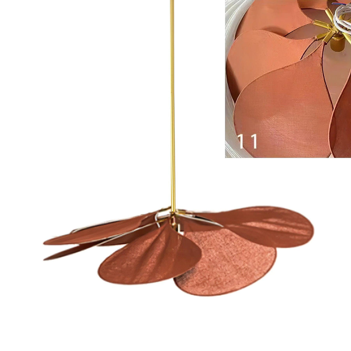 Cosmo Petals Brass Pendant Lamp — product view 33