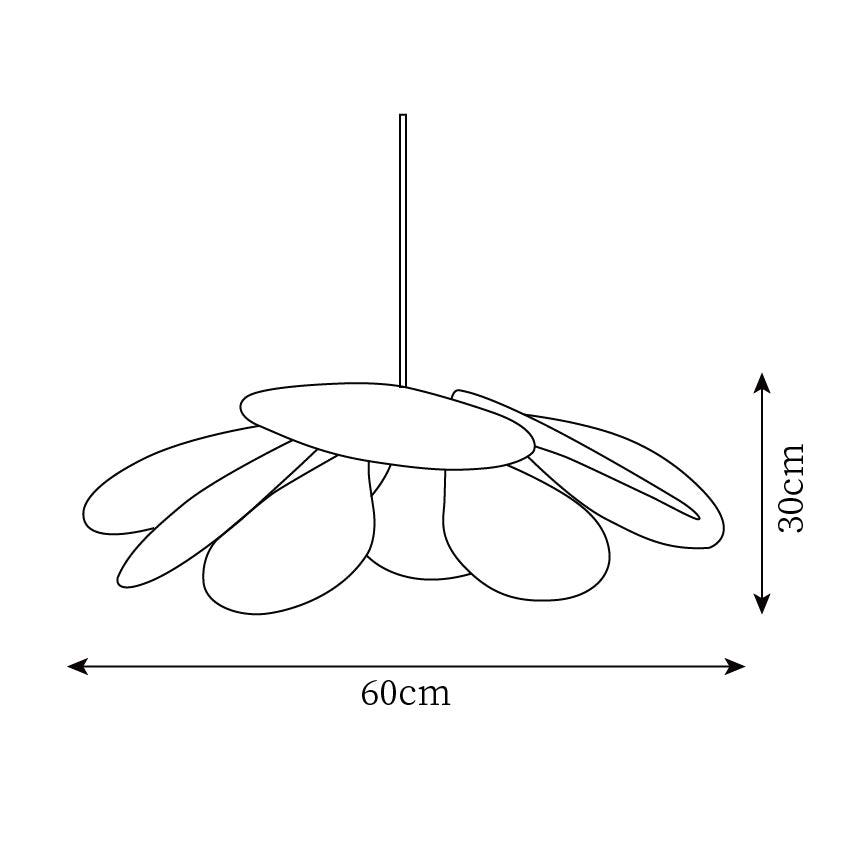 Cosmo Petals Brass Pendant Lamp — product view 5