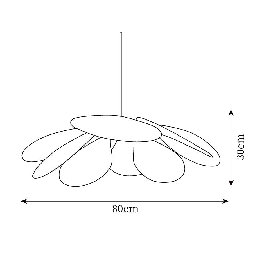 Cosmo Petals Brass Pendant Lamp — product view 6